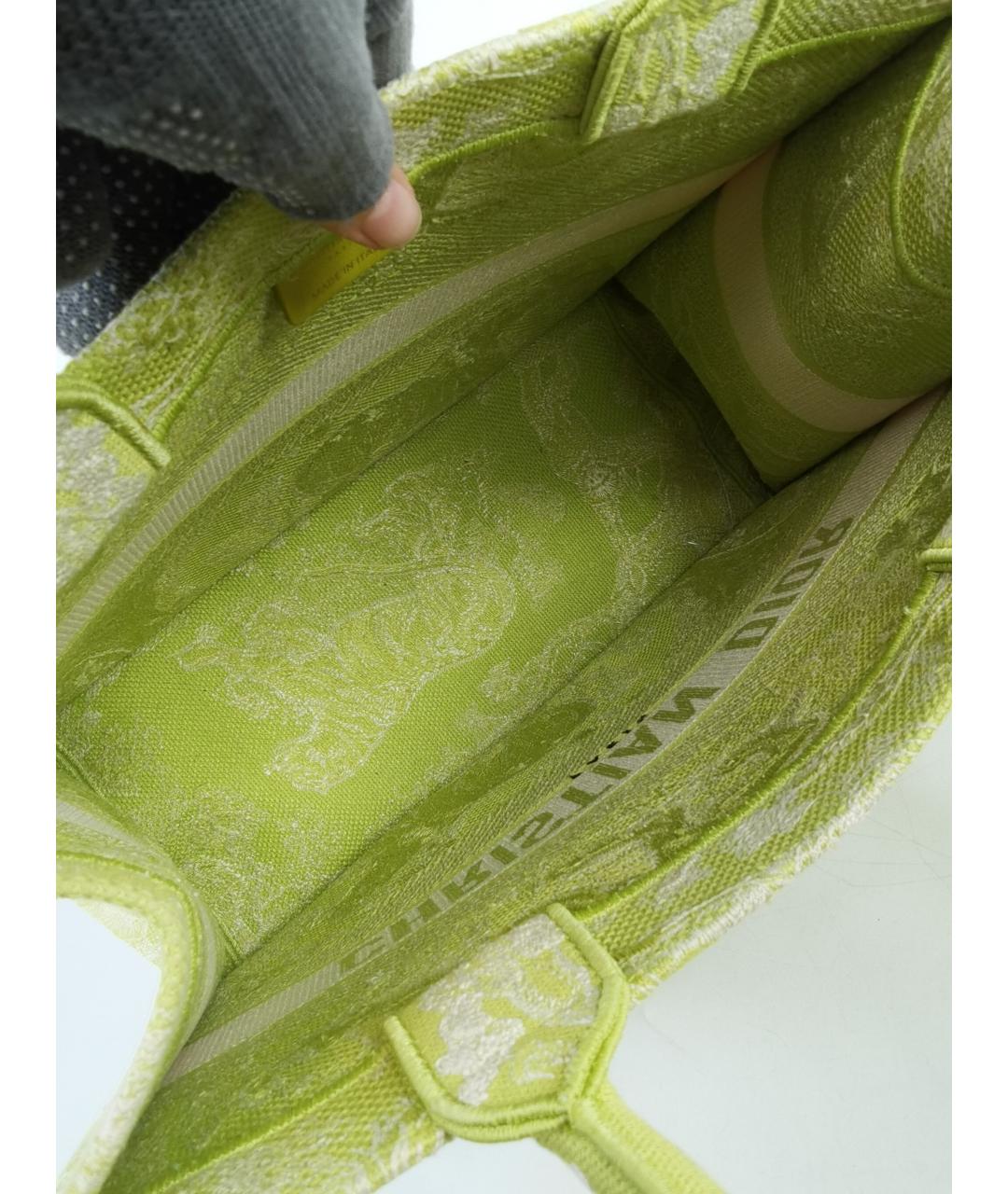 CHRISTIAN DIOR Салатовая сумка через плечо, фото 8