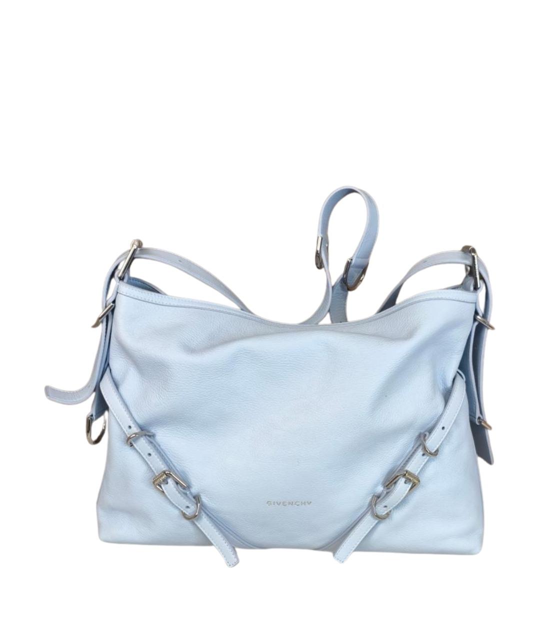 GIVENCHY Голубая кожаная сумка через плечо, фото 1