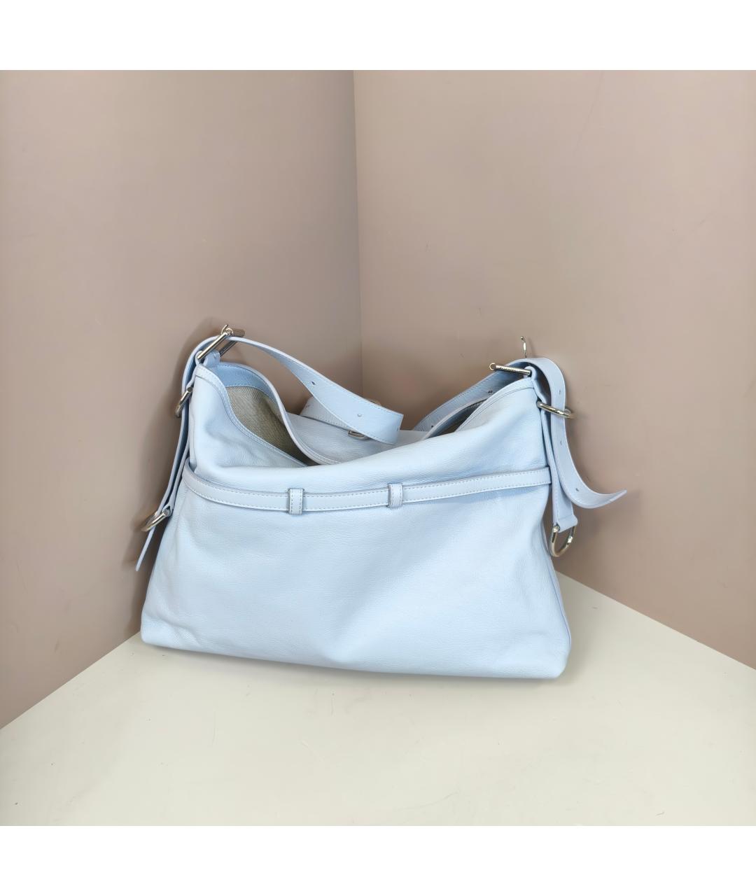 GIVENCHY Голубая кожаная сумка через плечо, фото 9