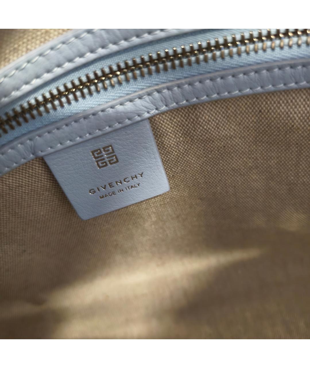 GIVENCHY Голубая кожаная сумка через плечо, фото 3