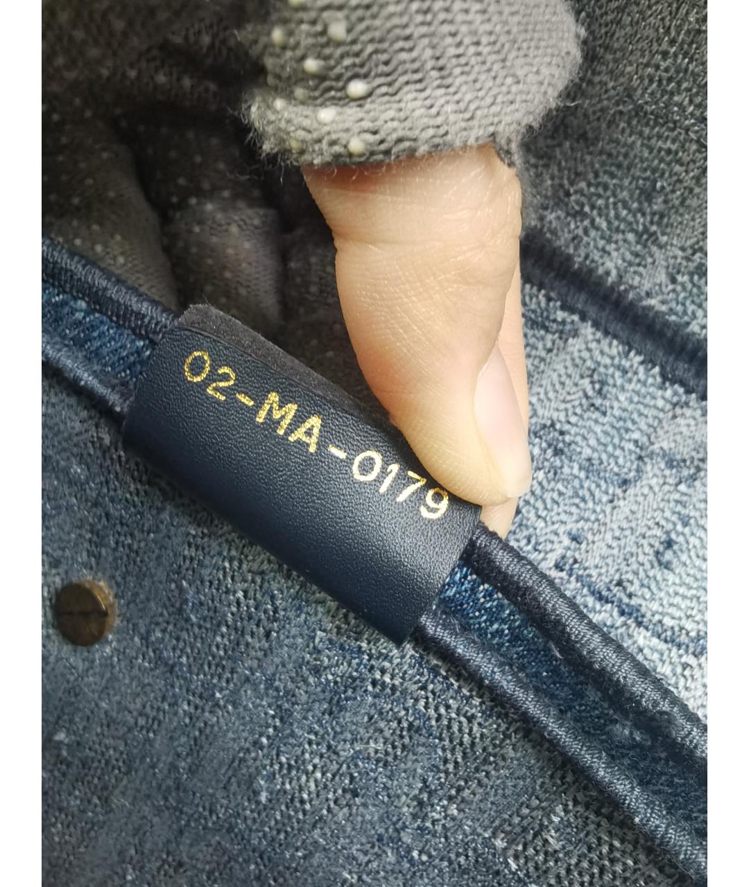 CHRISTIAN DIOR Синяя сумка через плечо, фото 3