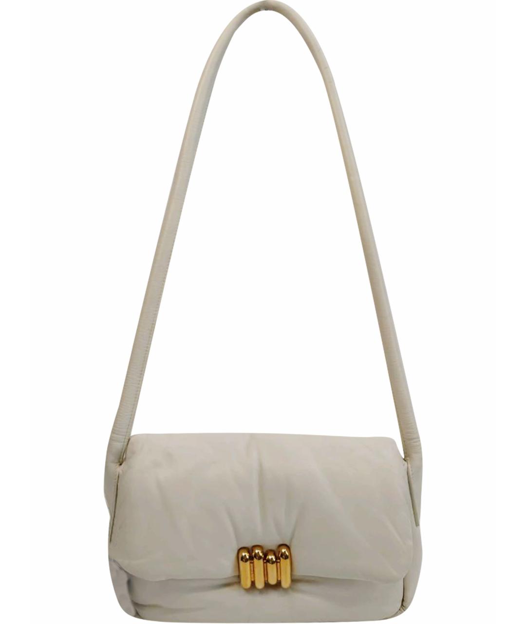 BOTTEGA VENETA Белая сумка через плечо, фото 1