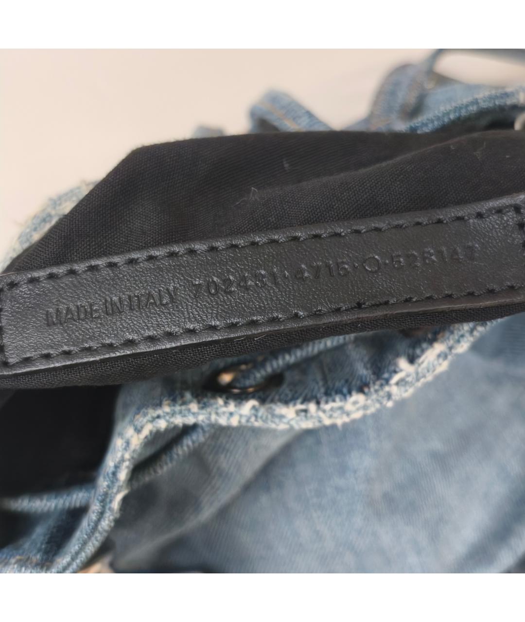 BALENCIAGA Синяя сумка через плечо, фото 5