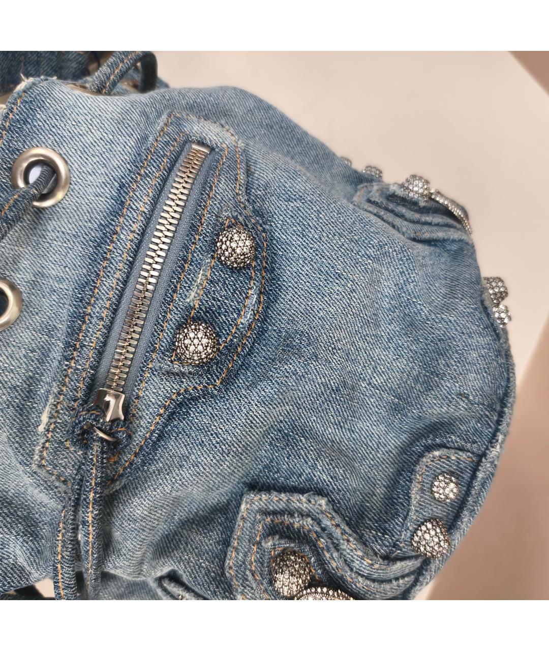 BALENCIAGA Синяя сумка через плечо, фото 3