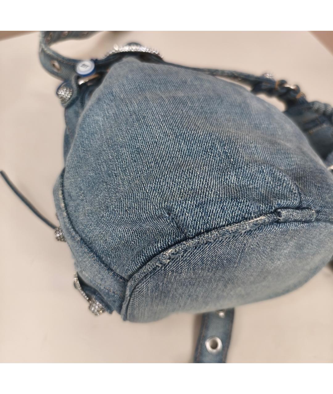 BALENCIAGA Синяя сумка через плечо, фото 2