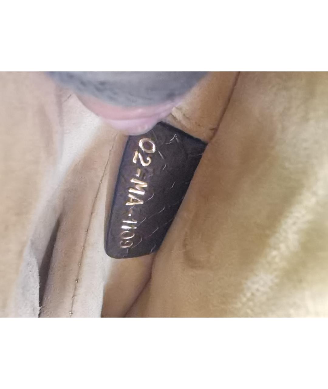 CHRISTIAN DIOR Коричневая кожаная сумка через плечо, фото 4