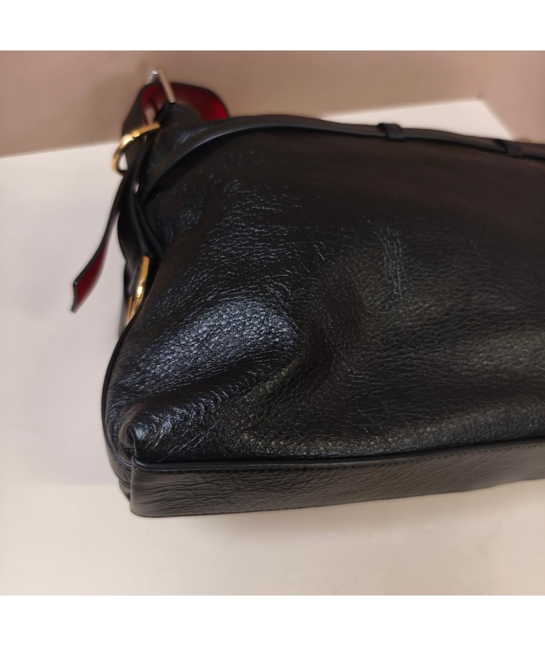 GIVENCHY Черная кожаная сумка через плечо, фото 2