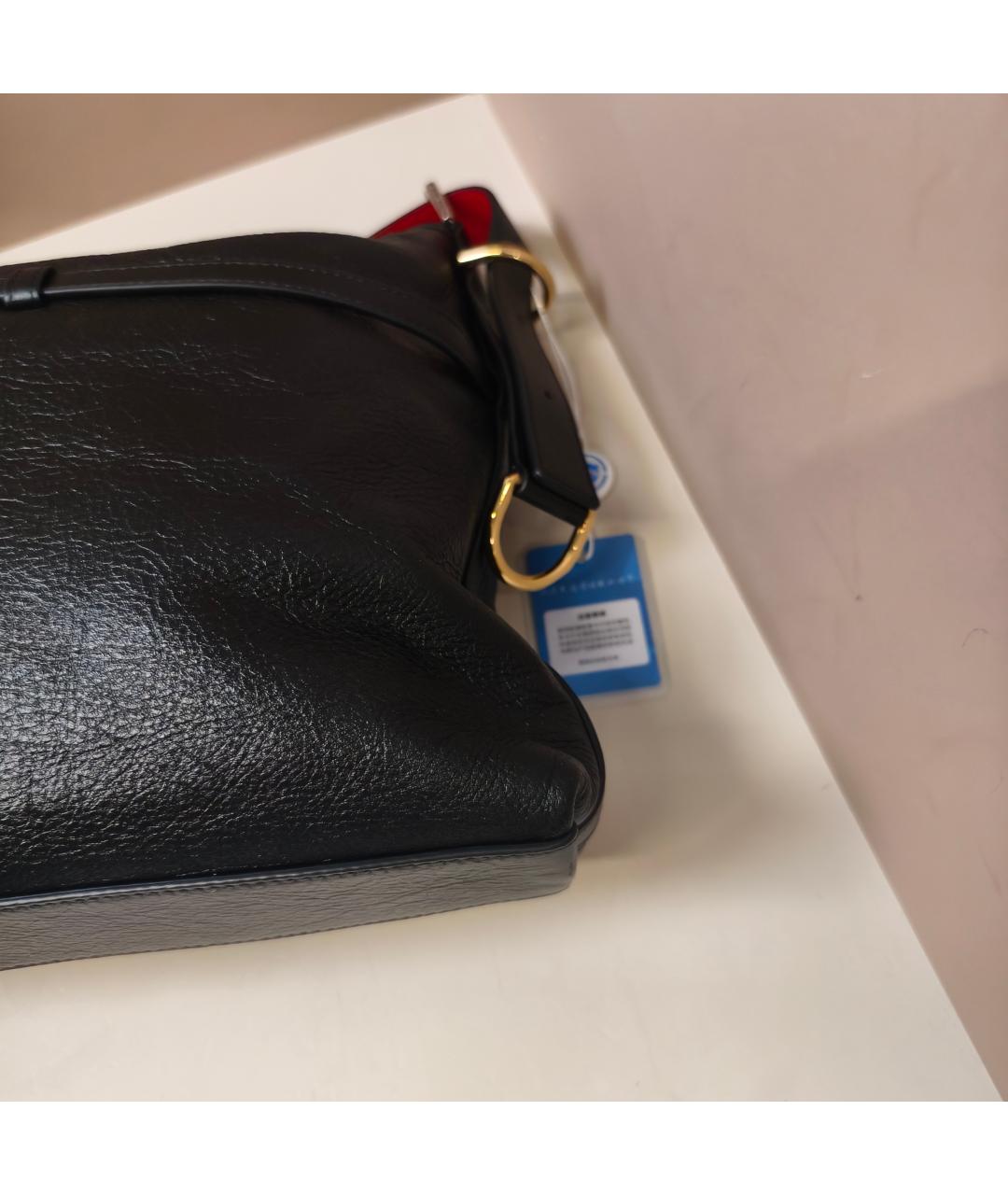 GIVENCHY Черная кожаная сумка через плечо, фото 3