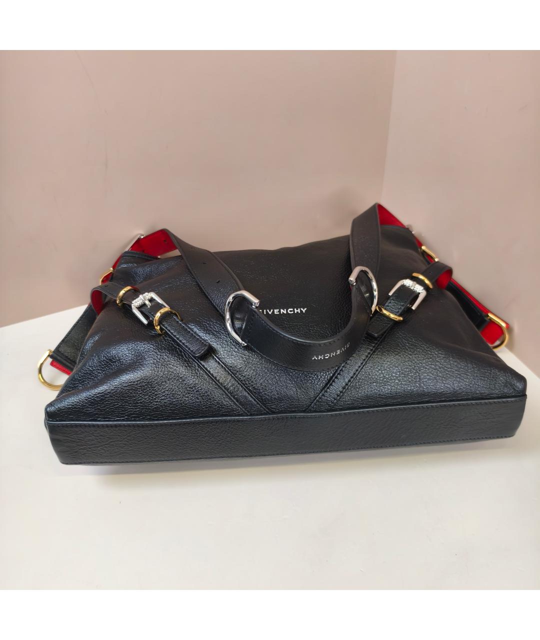 GIVENCHY Черная кожаная сумка через плечо, фото 8