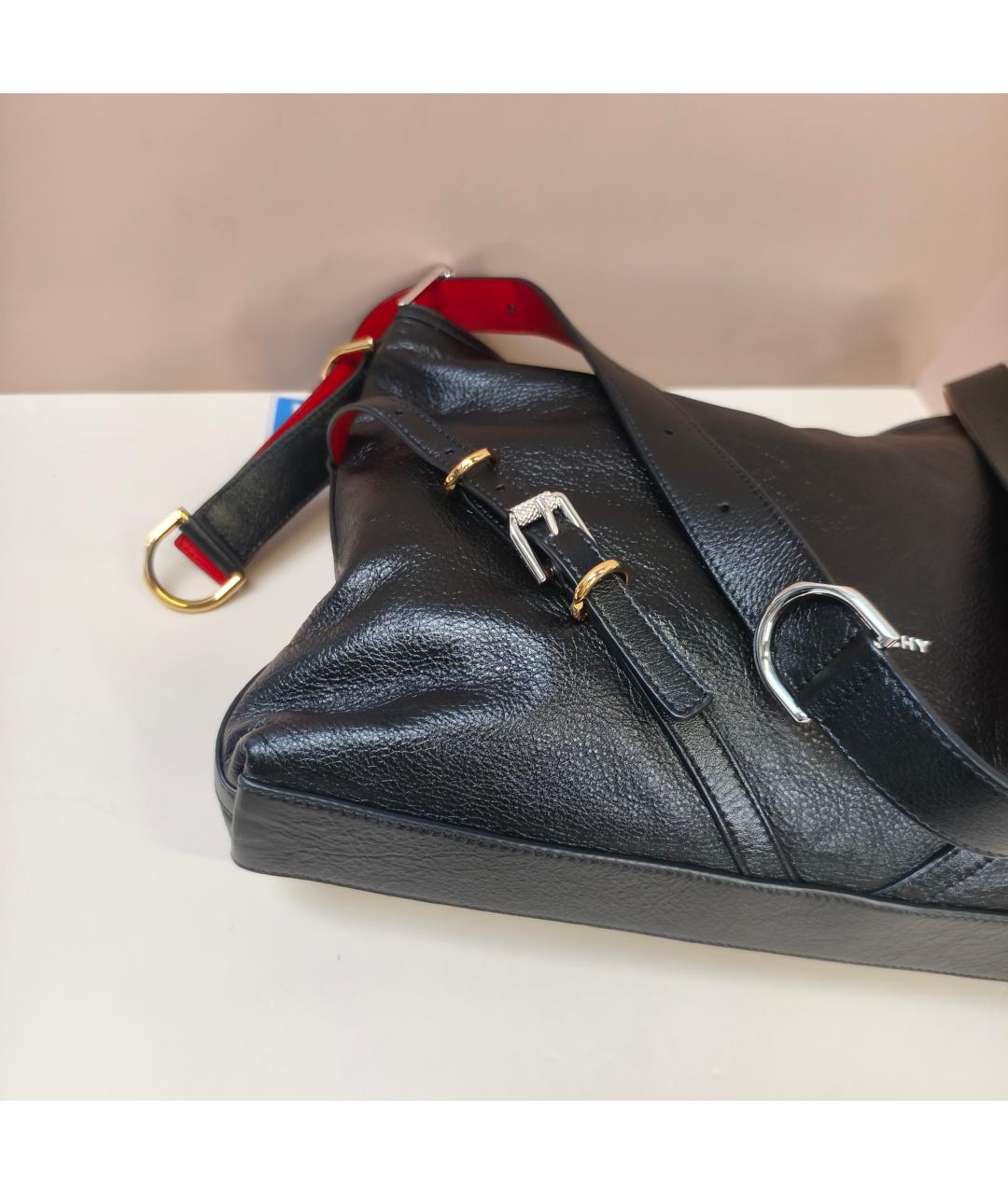 GIVENCHY Черная кожаная сумка через плечо, фото 7