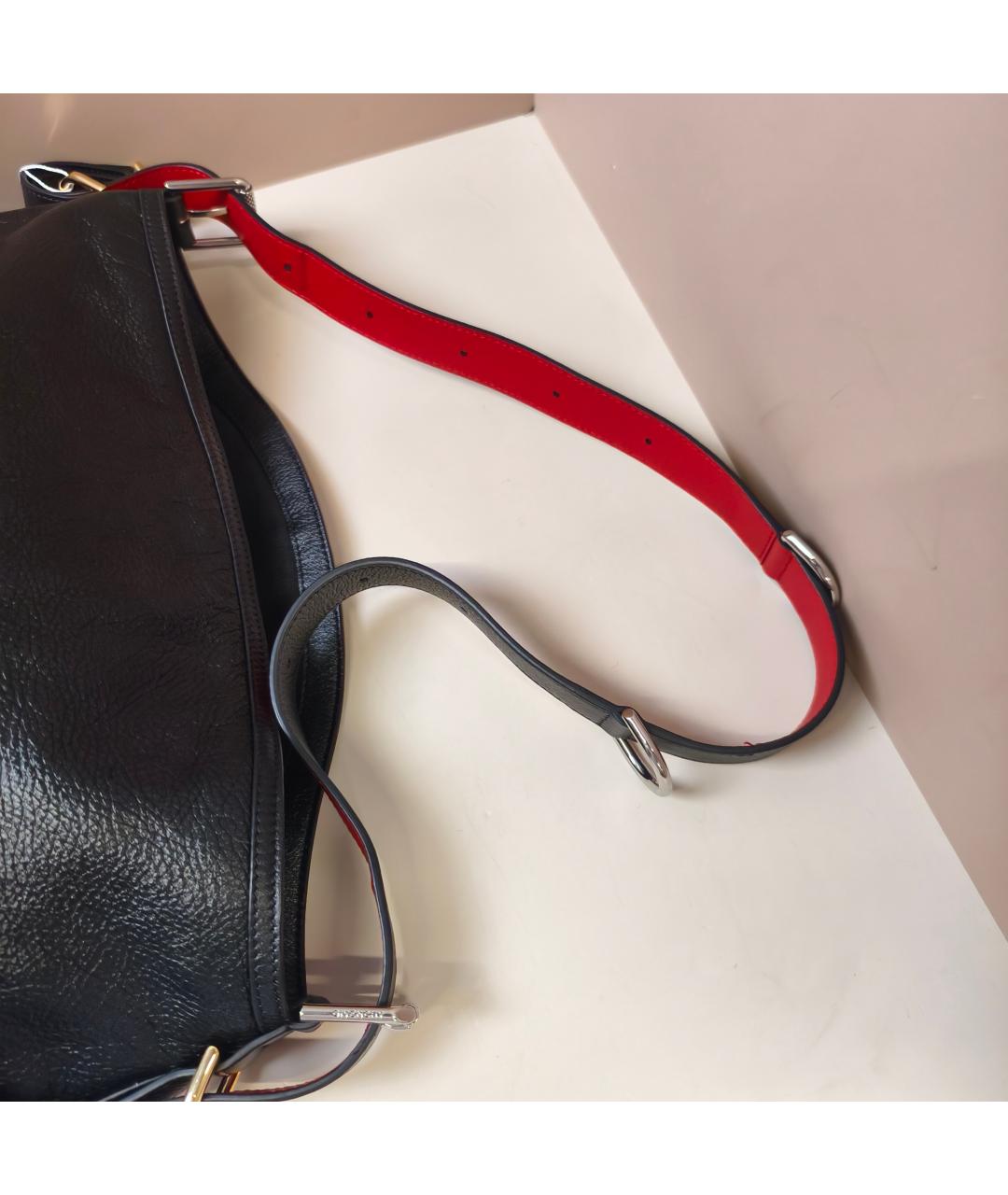 GIVENCHY Черная кожаная сумка через плечо, фото 4