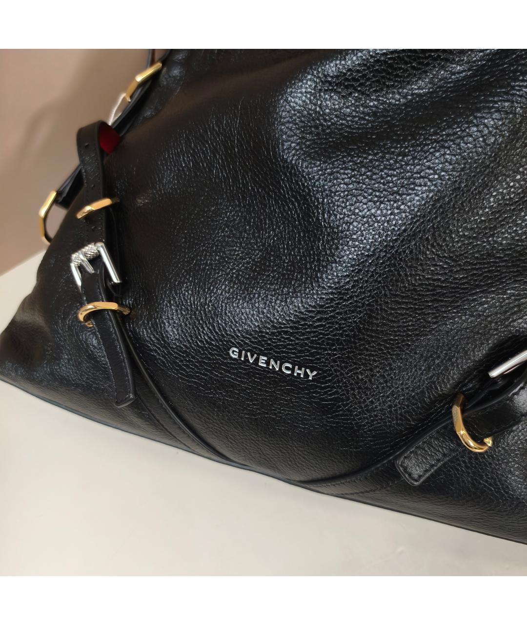 GIVENCHY Черная кожаная сумка через плечо, фото 5