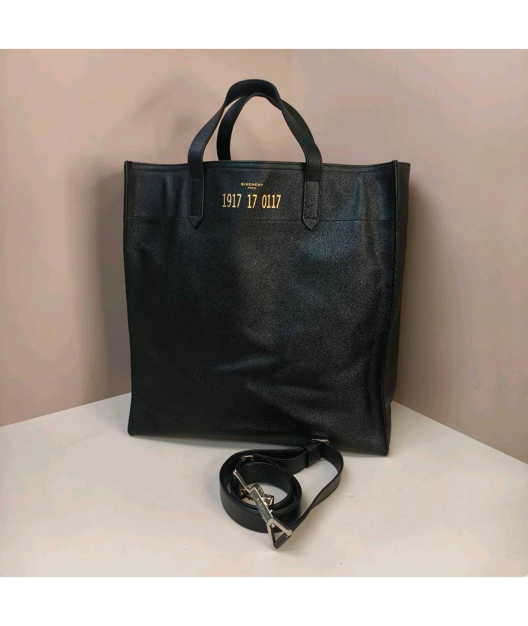 GIVENCHY Черная кожаная сумка через плечо, фото 4