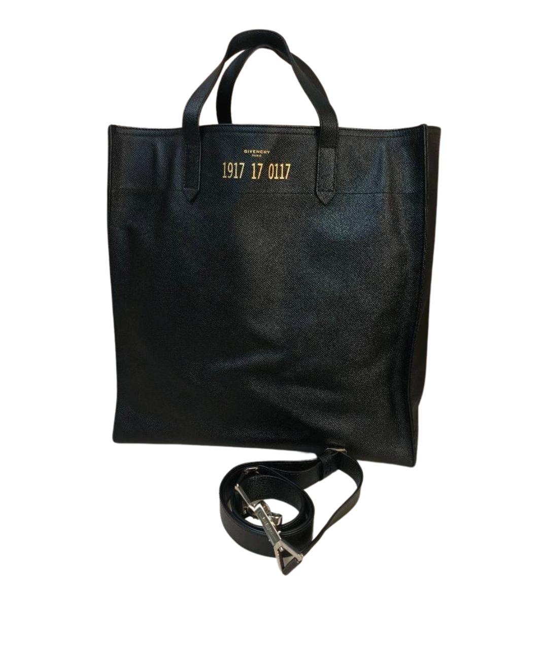 GIVENCHY Черная кожаная сумка через плечо, фото 1