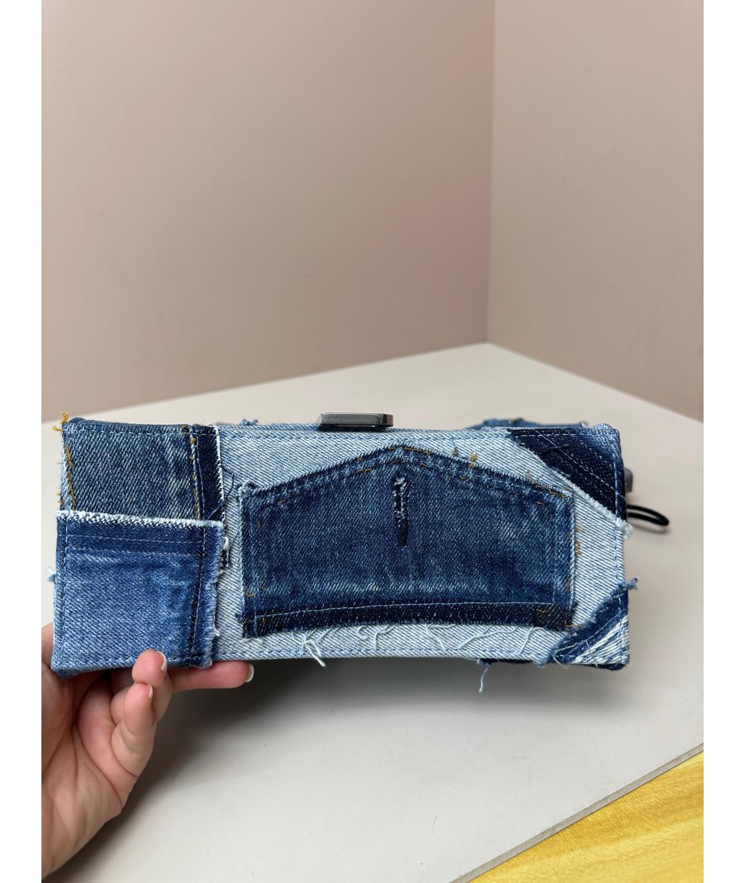 BALENCIAGA Синяя сумка через плечо, фото 9