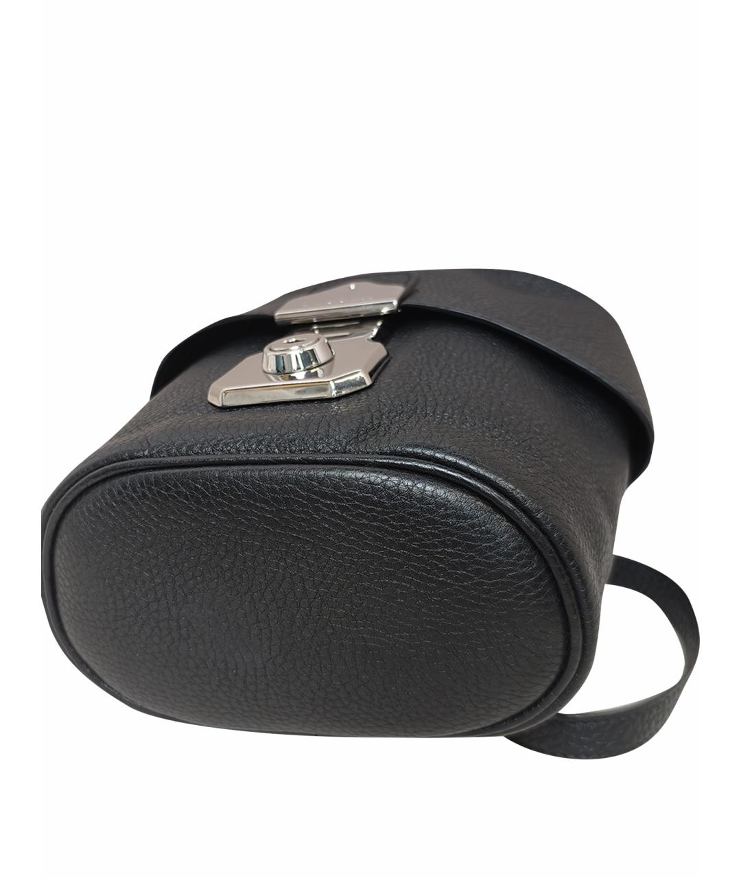 BALENCIAGA Черная кожаная сумка с короткими ручками, фото 11