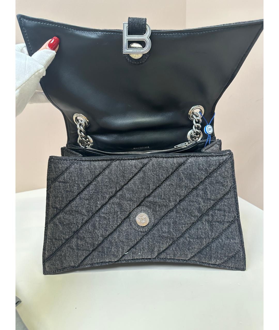 BALENCIAGA Черная сумка через плечо, фото 6