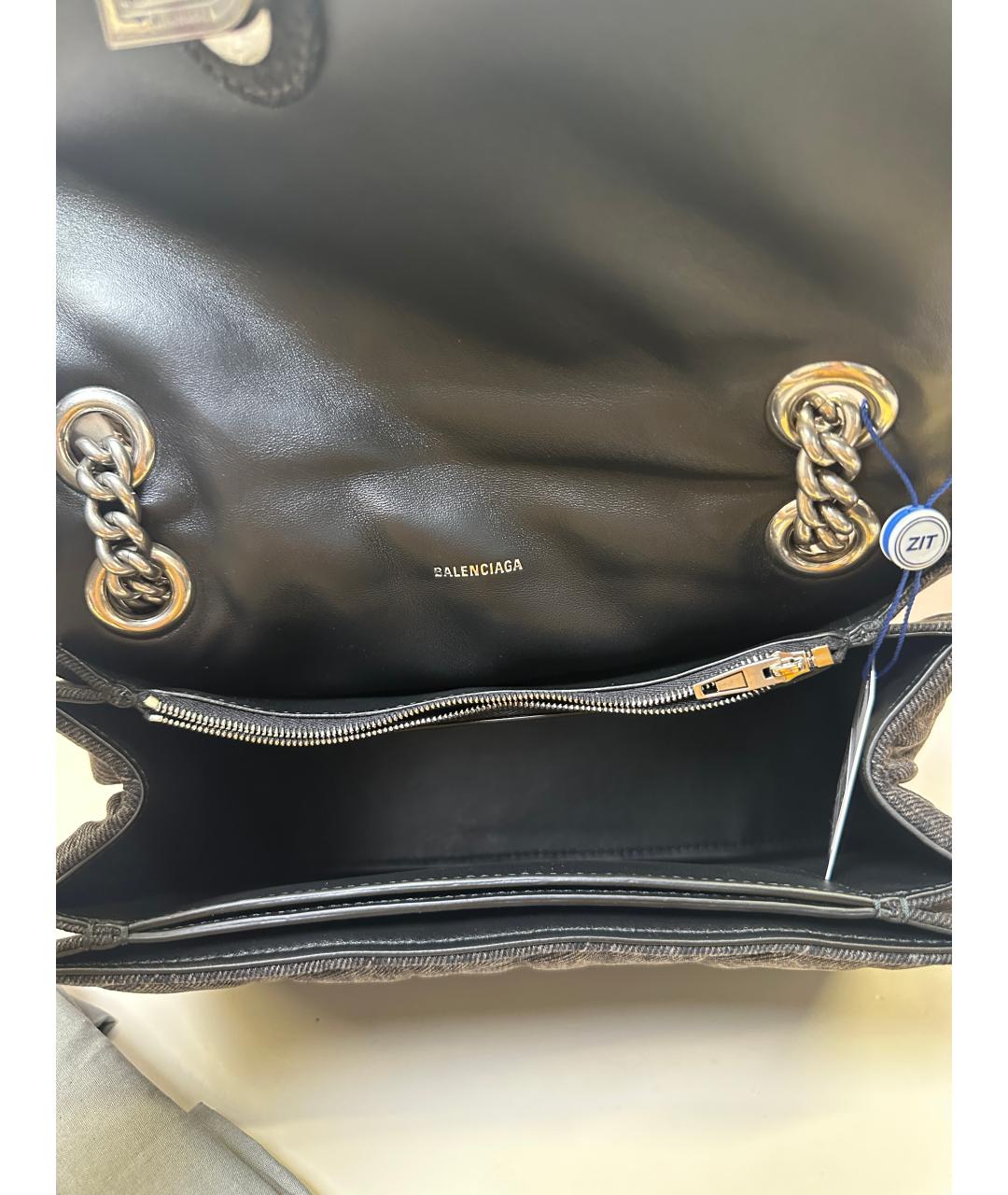 BALENCIAGA Черная сумка через плечо, фото 3