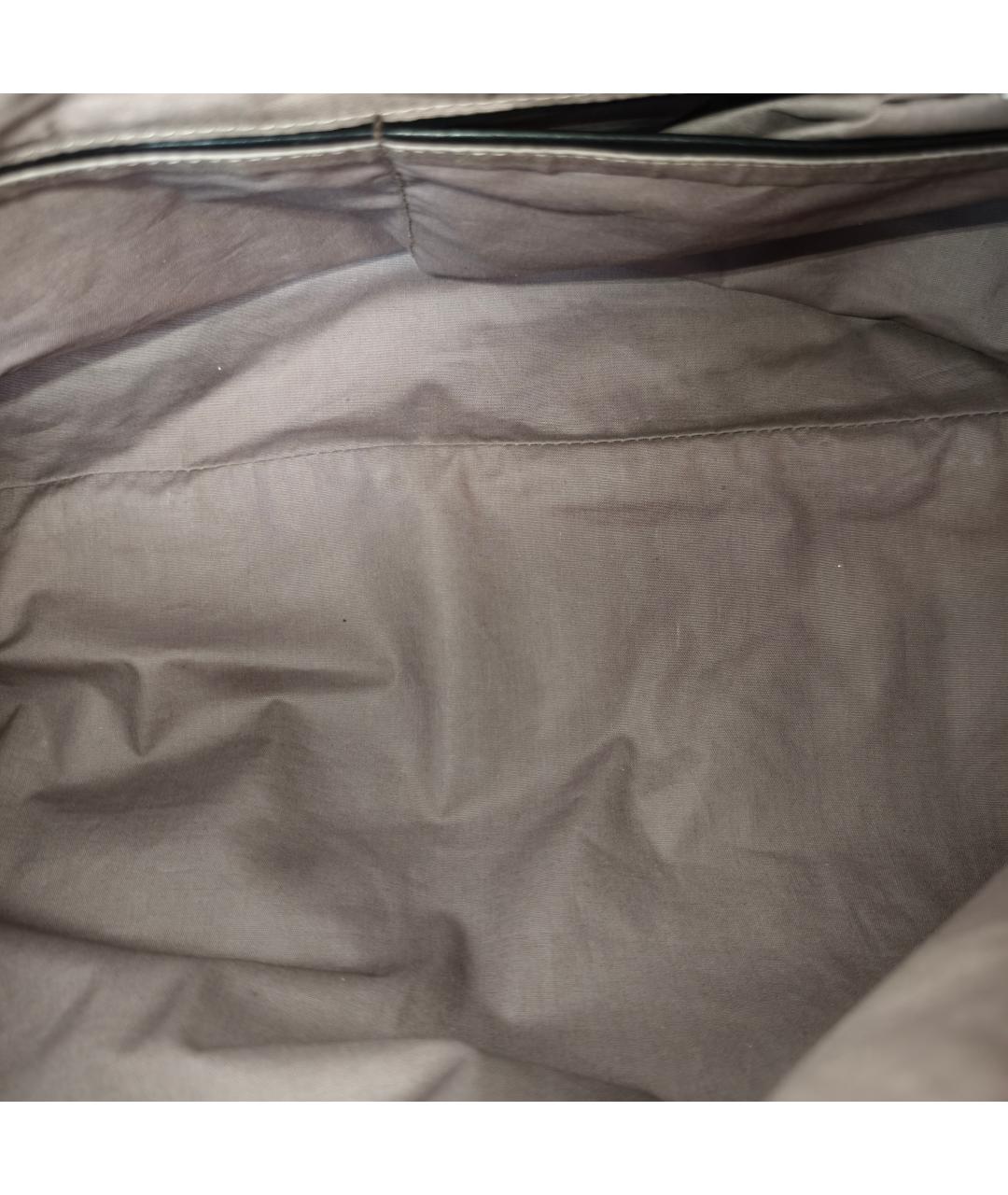 BOTTEGA VENETA Коричневая кожаная дорожная/спортивная сумка, фото 9