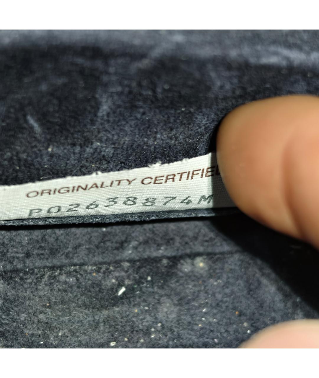 BOTTEGA VENETA Темно-синий кожаный рюкзак, фото 6