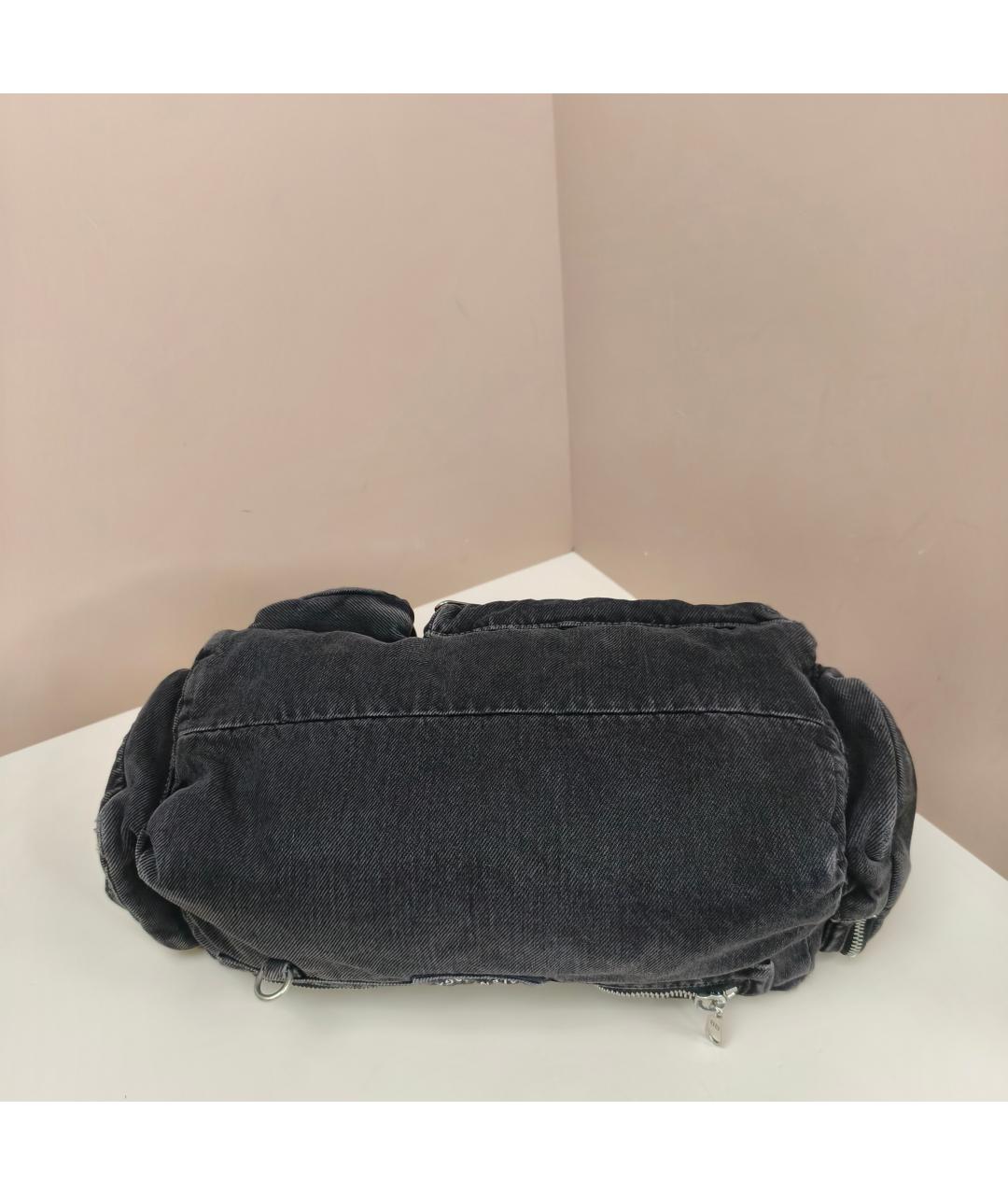 BALENCIAGA Черная кожаная сумка через плечо, фото 3