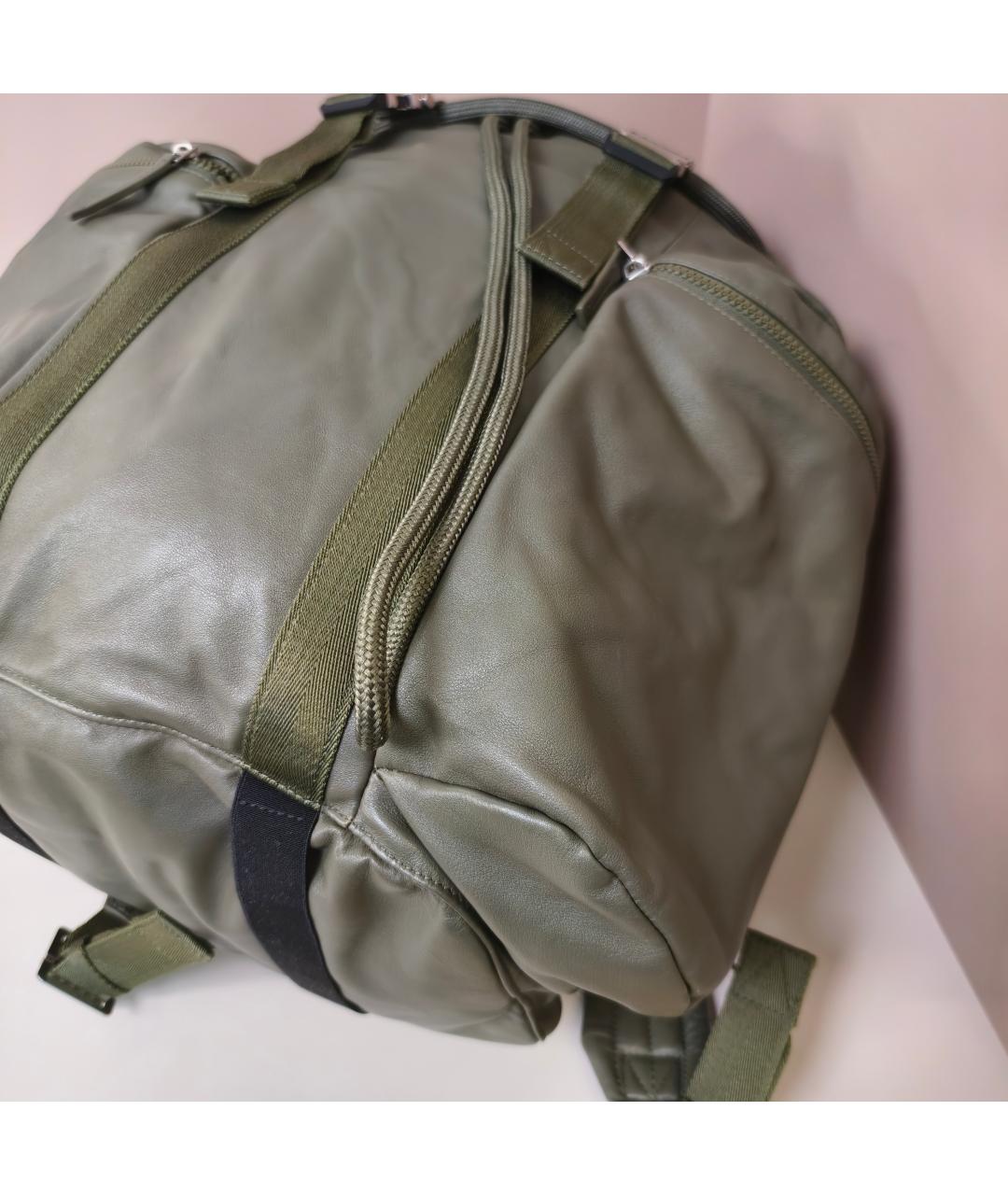 BOTTEGA VENETA Хаки рюкзак, фото 4