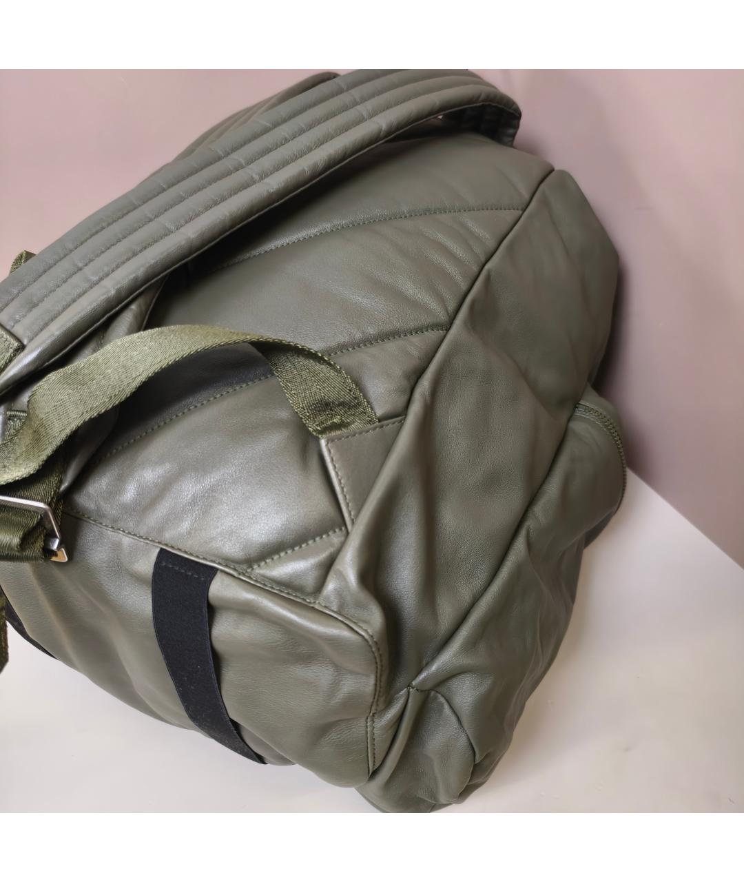 BOTTEGA VENETA Хаки рюкзак, фото 5