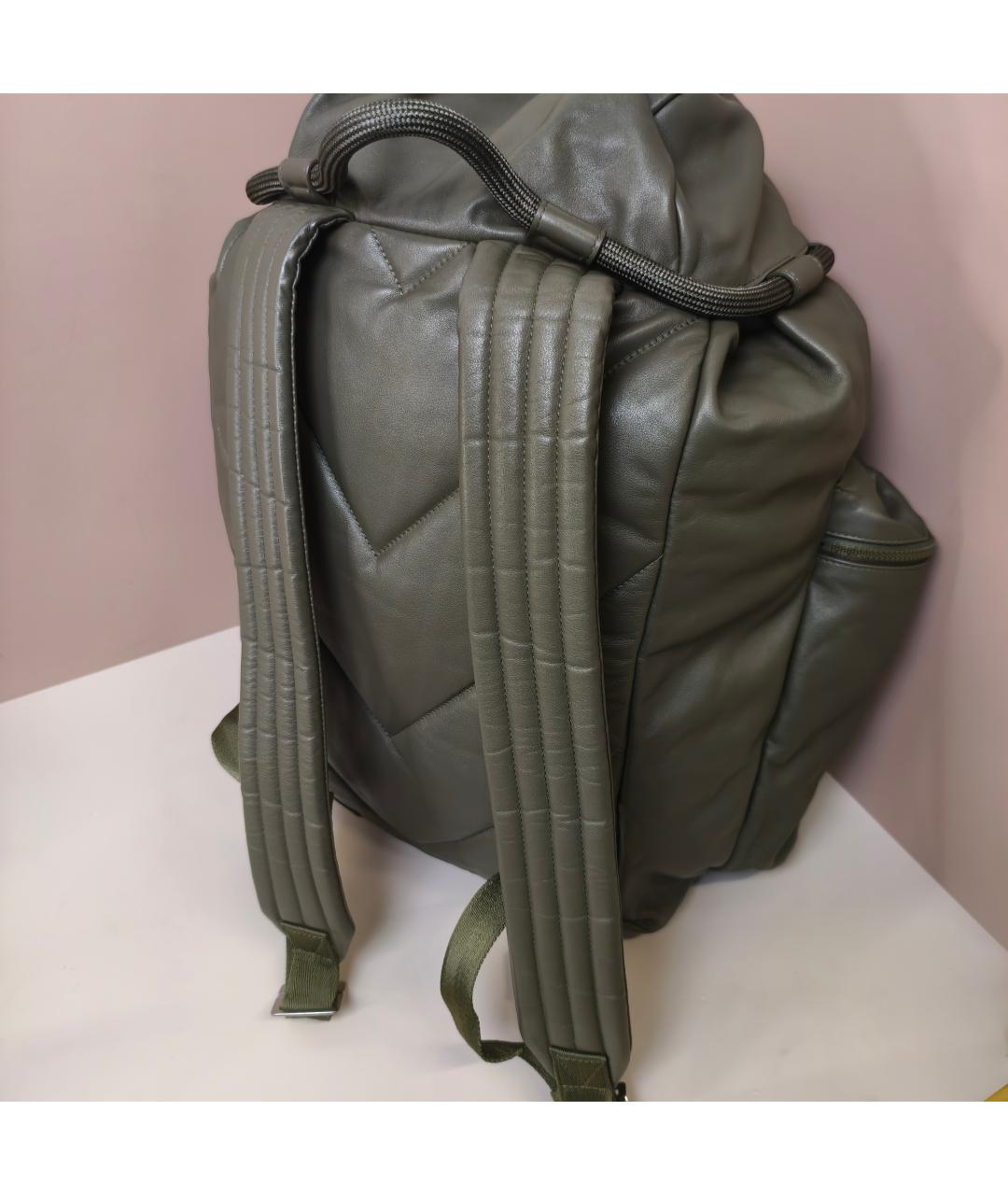 BOTTEGA VENETA Хаки рюкзак, фото 6