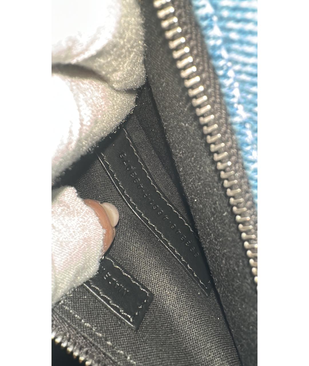 BALENCIAGA Синяя сумка через плечо, фото 9