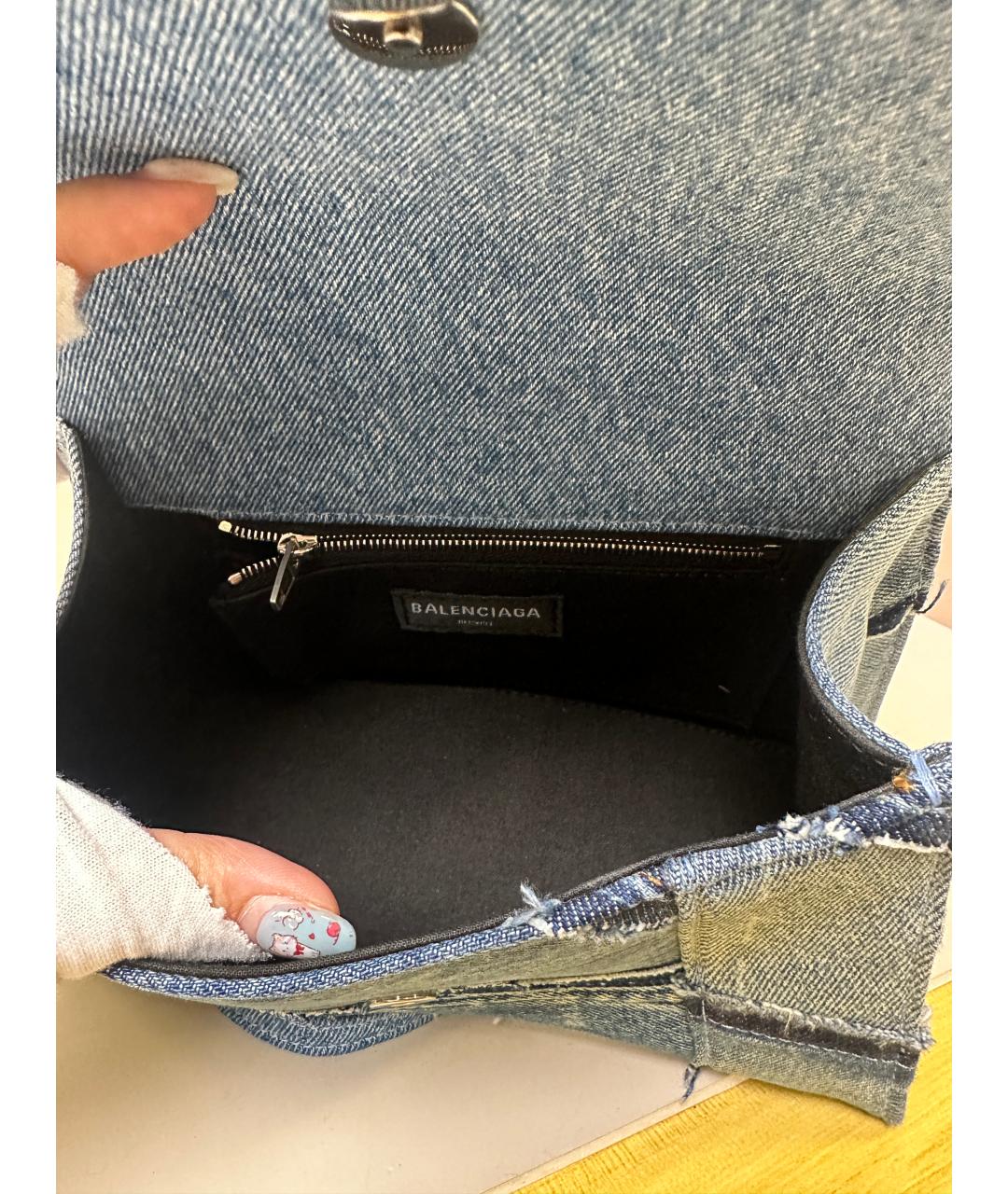 BALENCIAGA Синяя сумка через плечо, фото 2