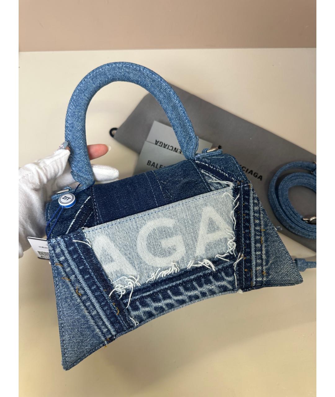BALENCIAGA Синяя сумка через плечо, фото 5