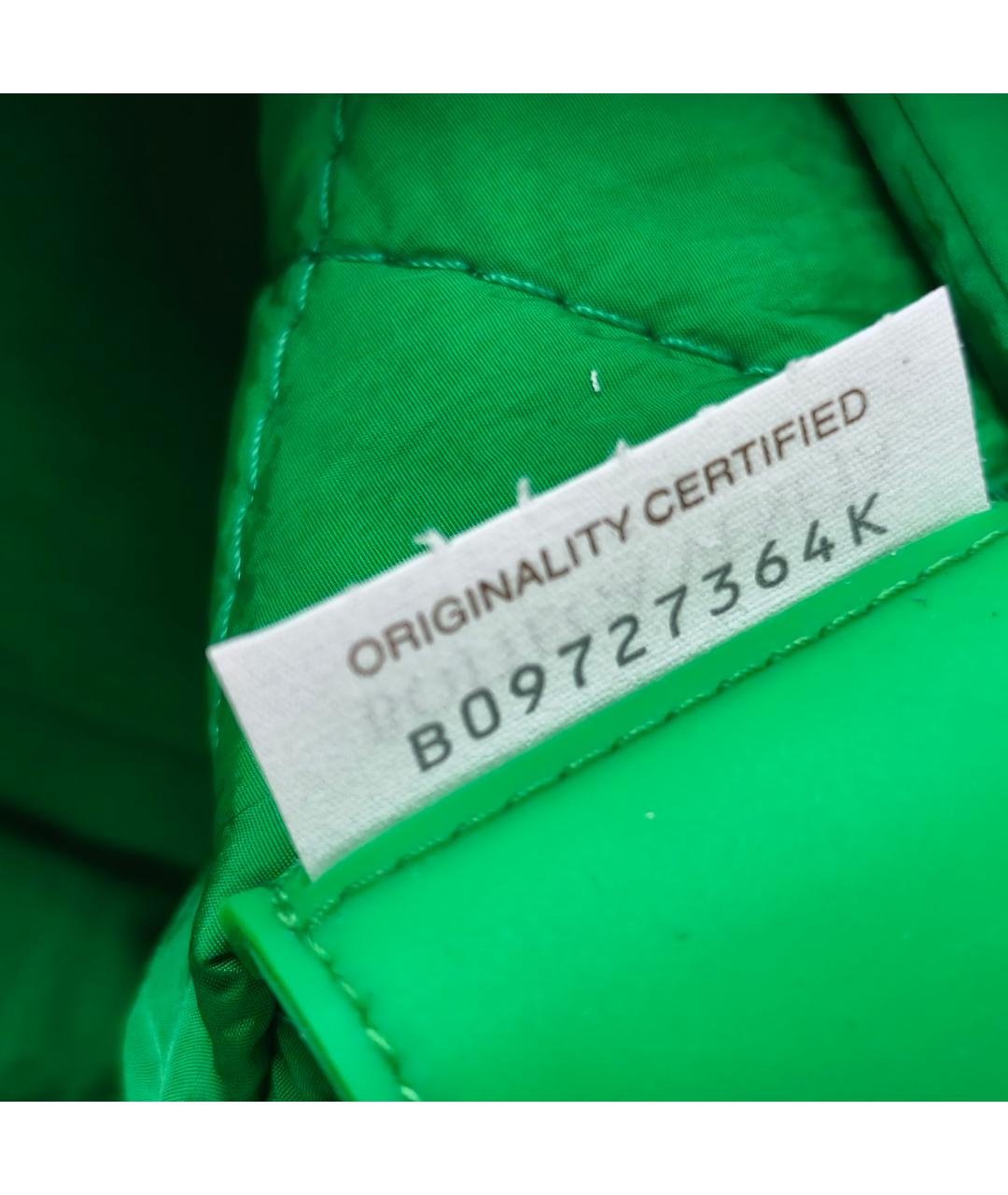 BOTTEGA VENETA Зеленая сумка через плечо, фото 6