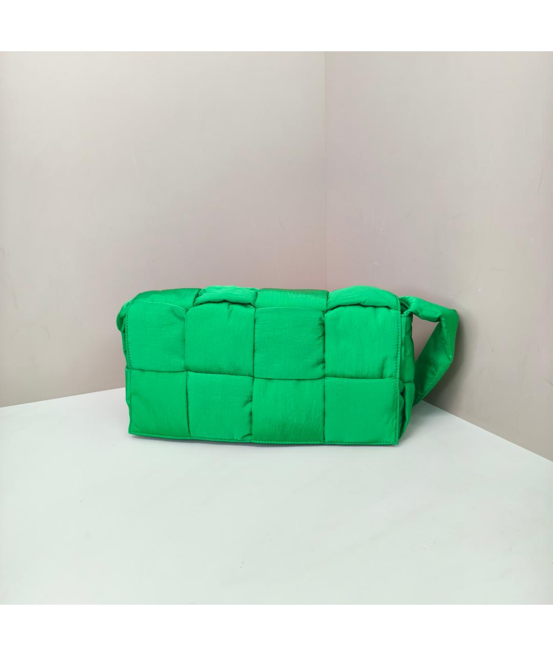 BOTTEGA VENETA Зеленая сумка через плечо, фото 10