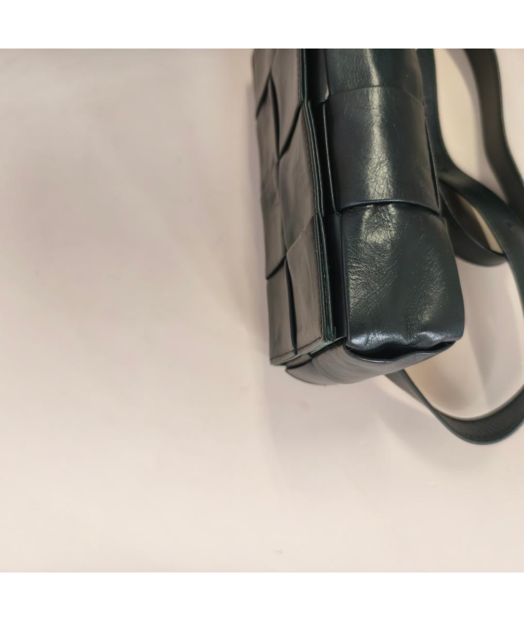 BOTTEGA VENETA Зеленая кожаная поясная сумка, фото 2