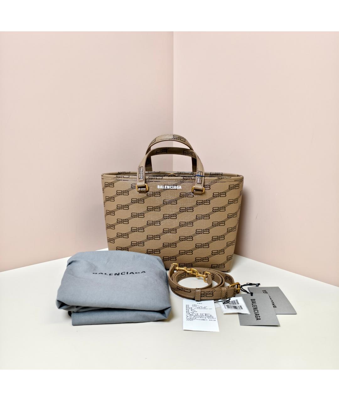 BALENCIAGA Бежевая сумка через плечо, фото 9