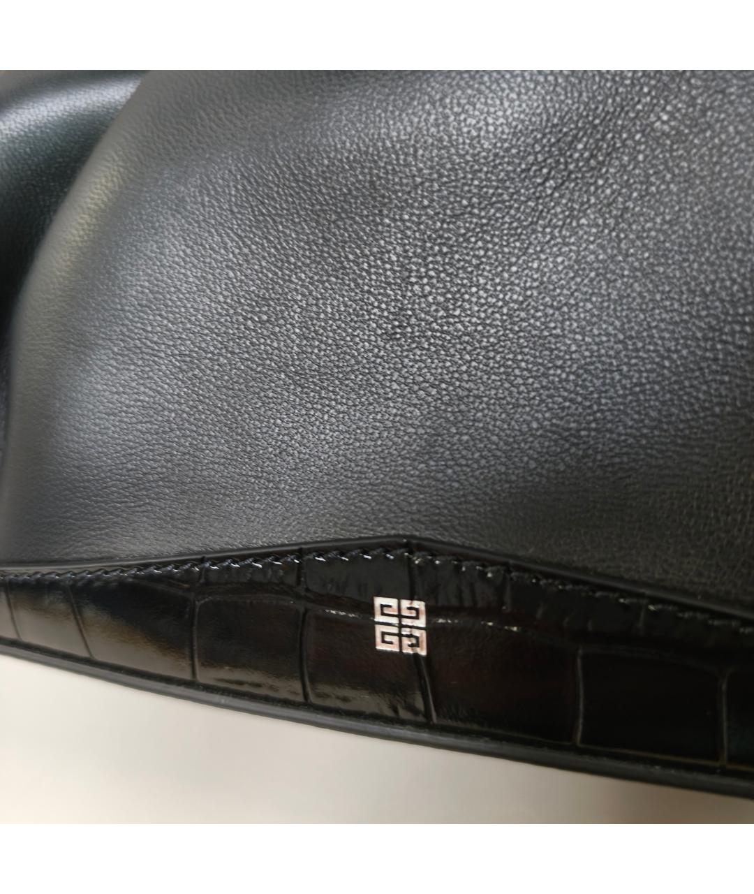 GIVENCHY Черная кожаная сумка с короткими ручками, фото 8