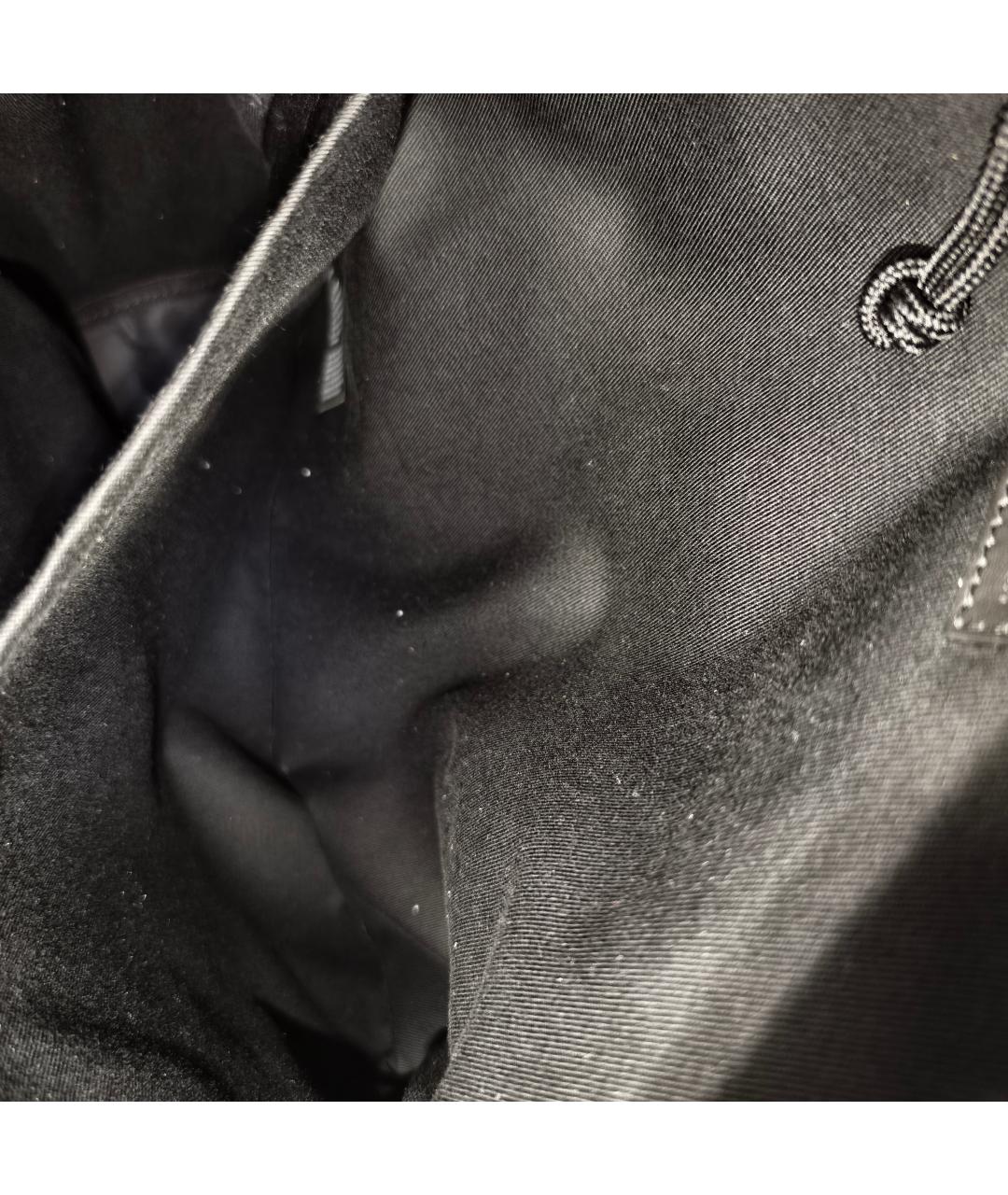 BALENCIAGA Черная кожаная сумка через плечо, фото 6