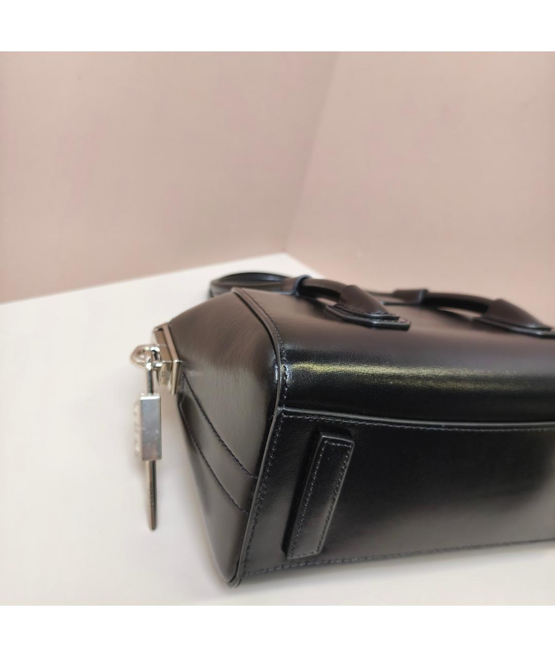GIVENCHY Черная кожаная сумка через плечо, фото 5