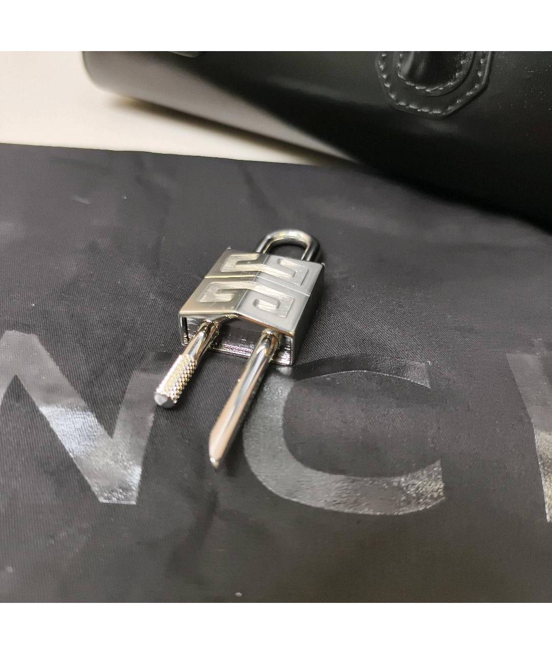 GIVENCHY Черная кожаная сумка через плечо, фото 7