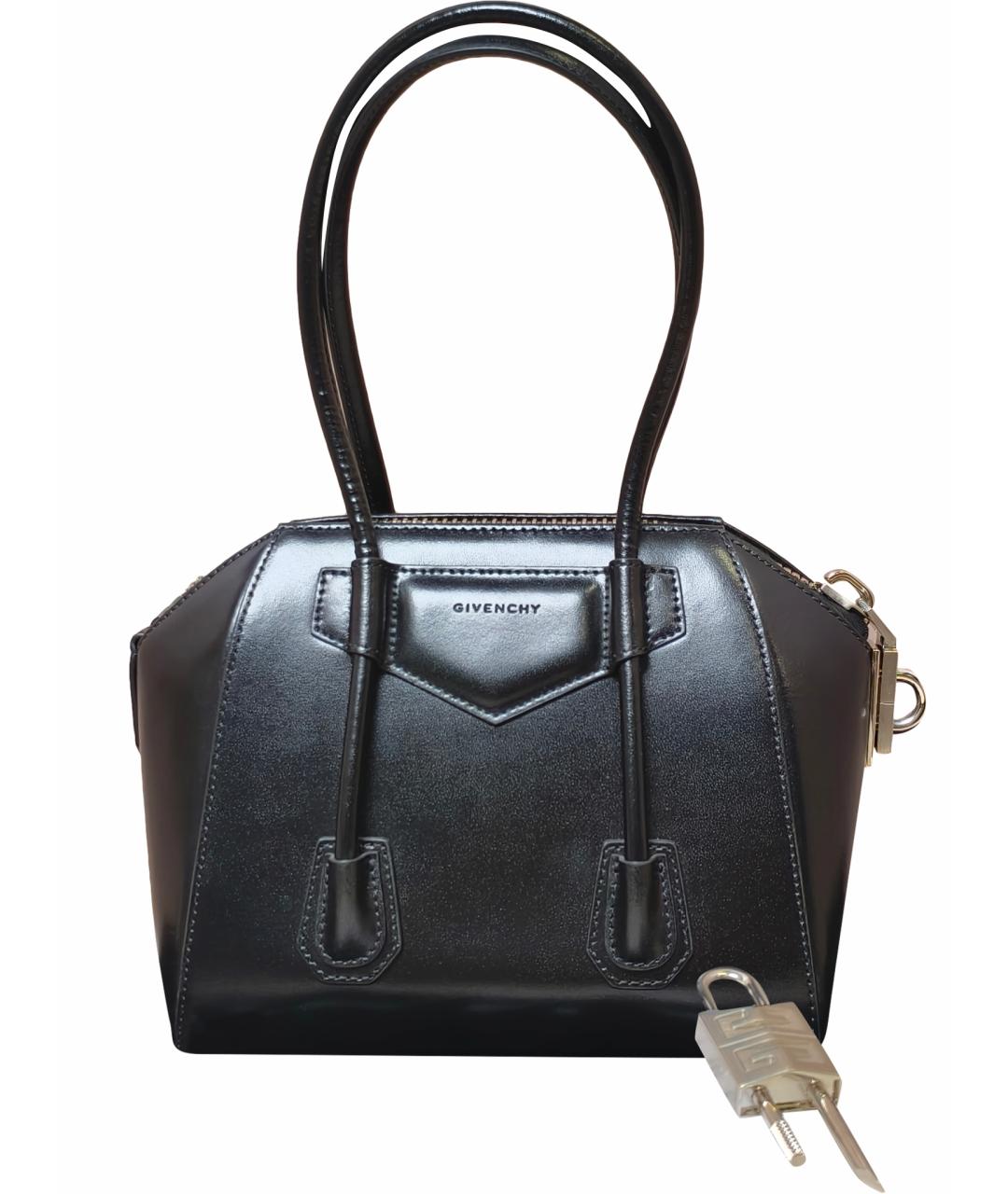 GIVENCHY Черная кожаная сумка через плечо, фото 1