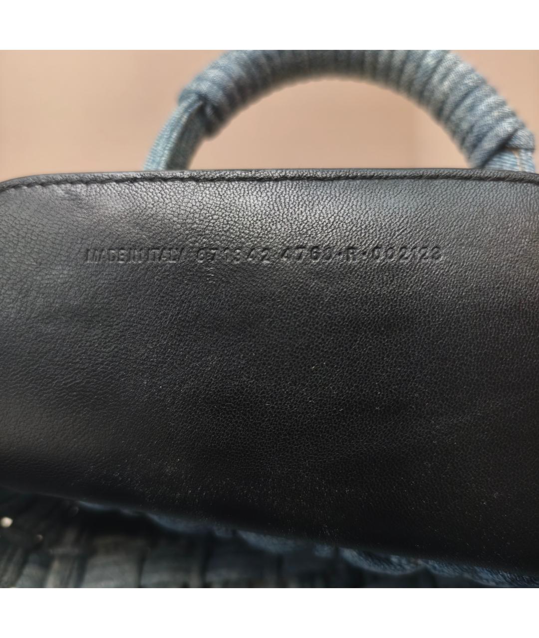 BALENCIAGA Голубая сумка через плечо, фото 4