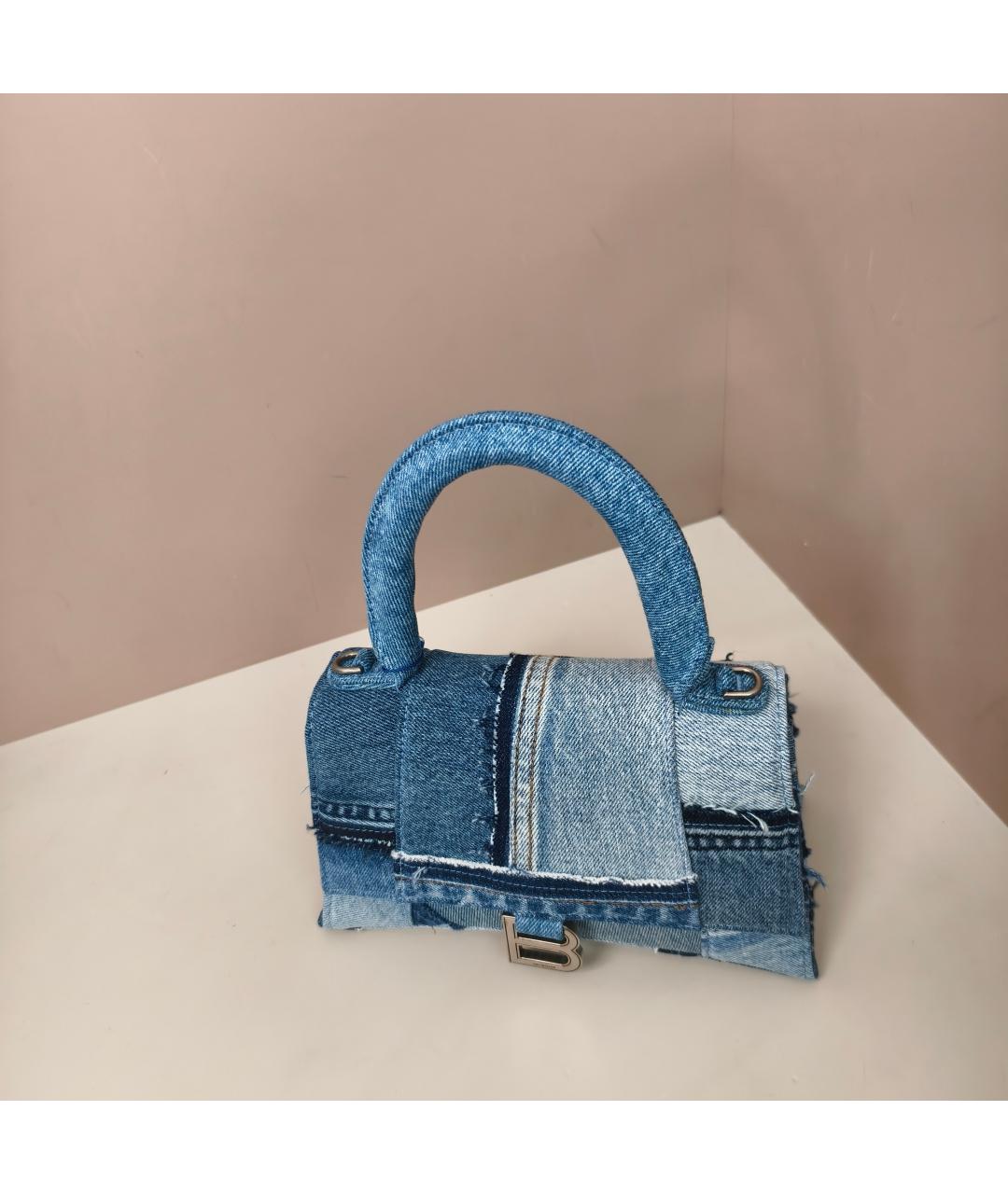 BALENCIAGA Синяя сумка через плечо, фото 3