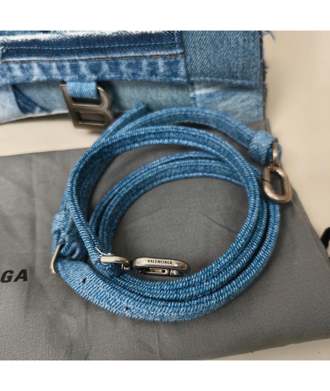 BALENCIAGA Синяя сумка через плечо, фото 2