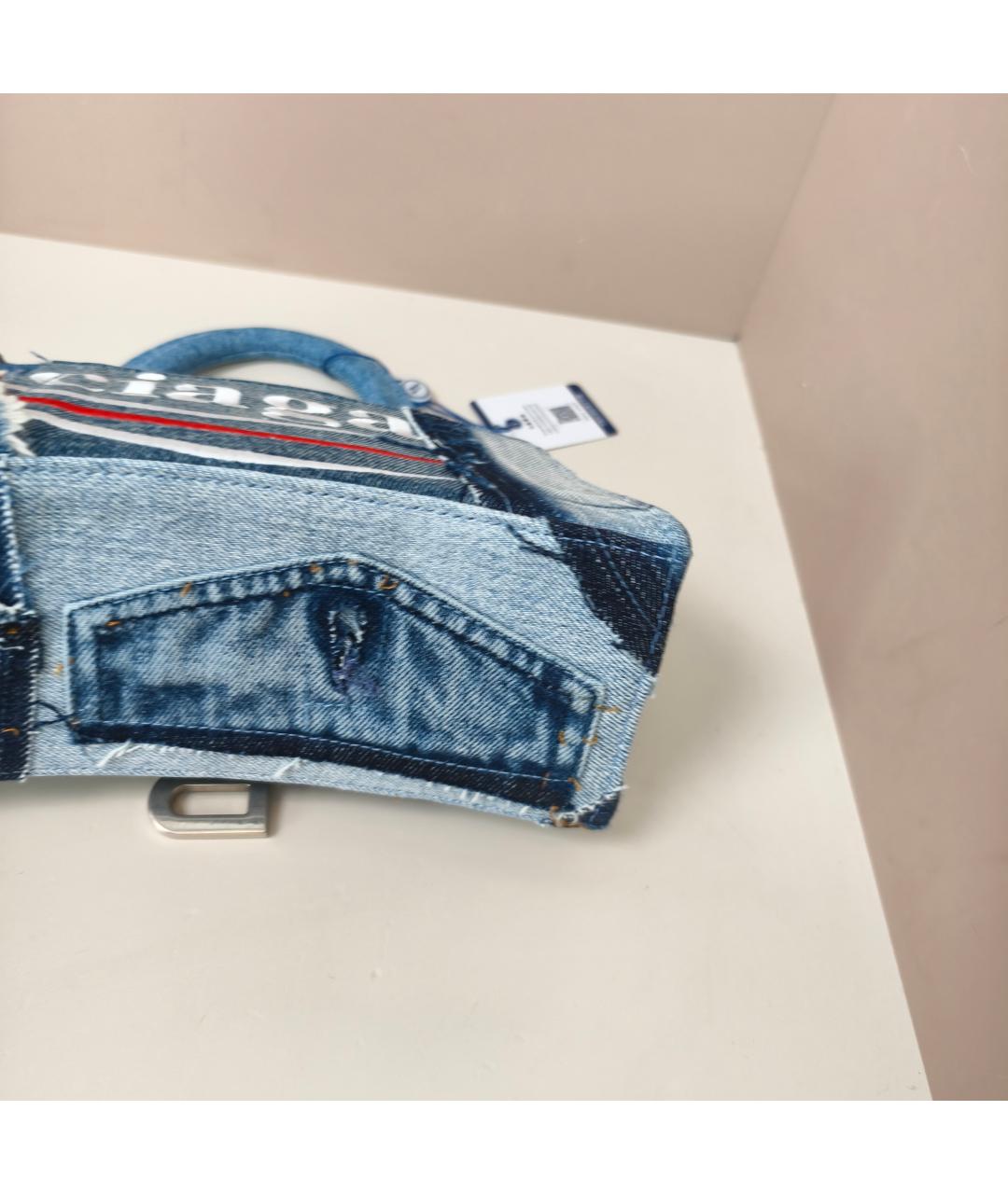 BALENCIAGA Синяя сумка через плечо, фото 9