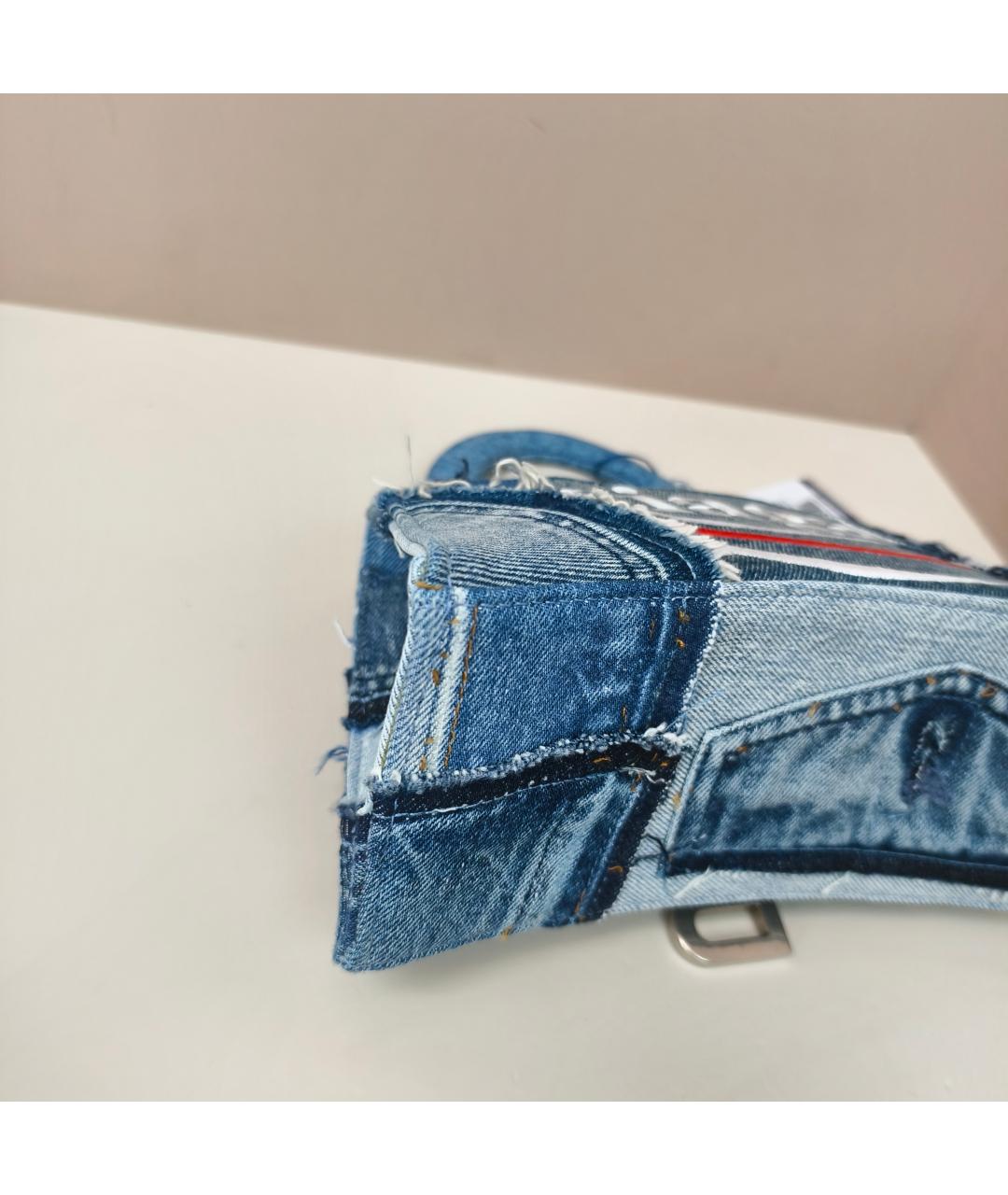 BALENCIAGA Синяя сумка через плечо, фото 5