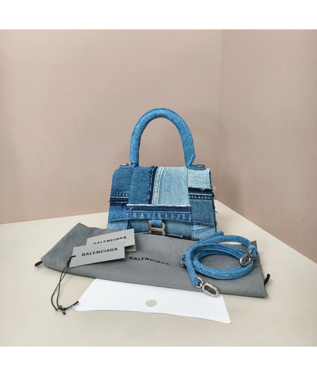 BALENCIAGA Синяя сумка через плечо, фото 10