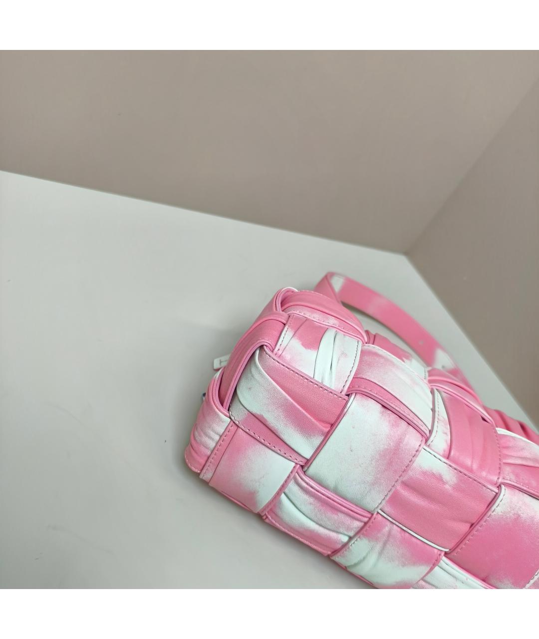 BOTTEGA VENETA Розовая сумка через плечо, фото 7