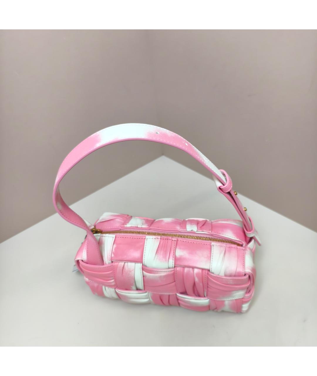 BOTTEGA VENETA Розовая сумка через плечо, фото 4