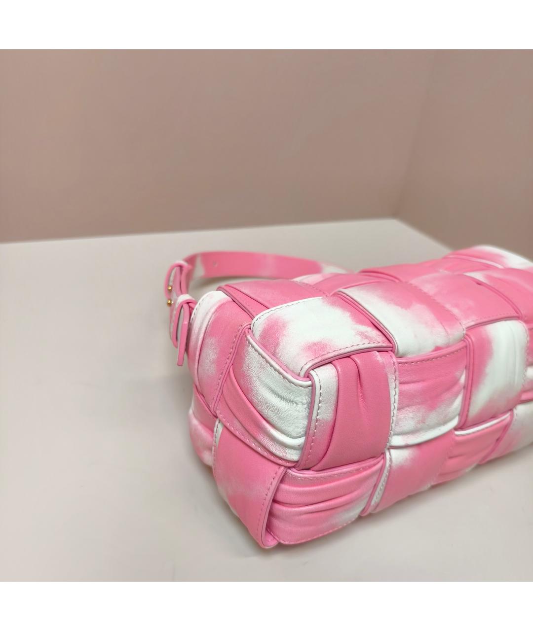BOTTEGA VENETA Розовая сумка через плечо, фото 2