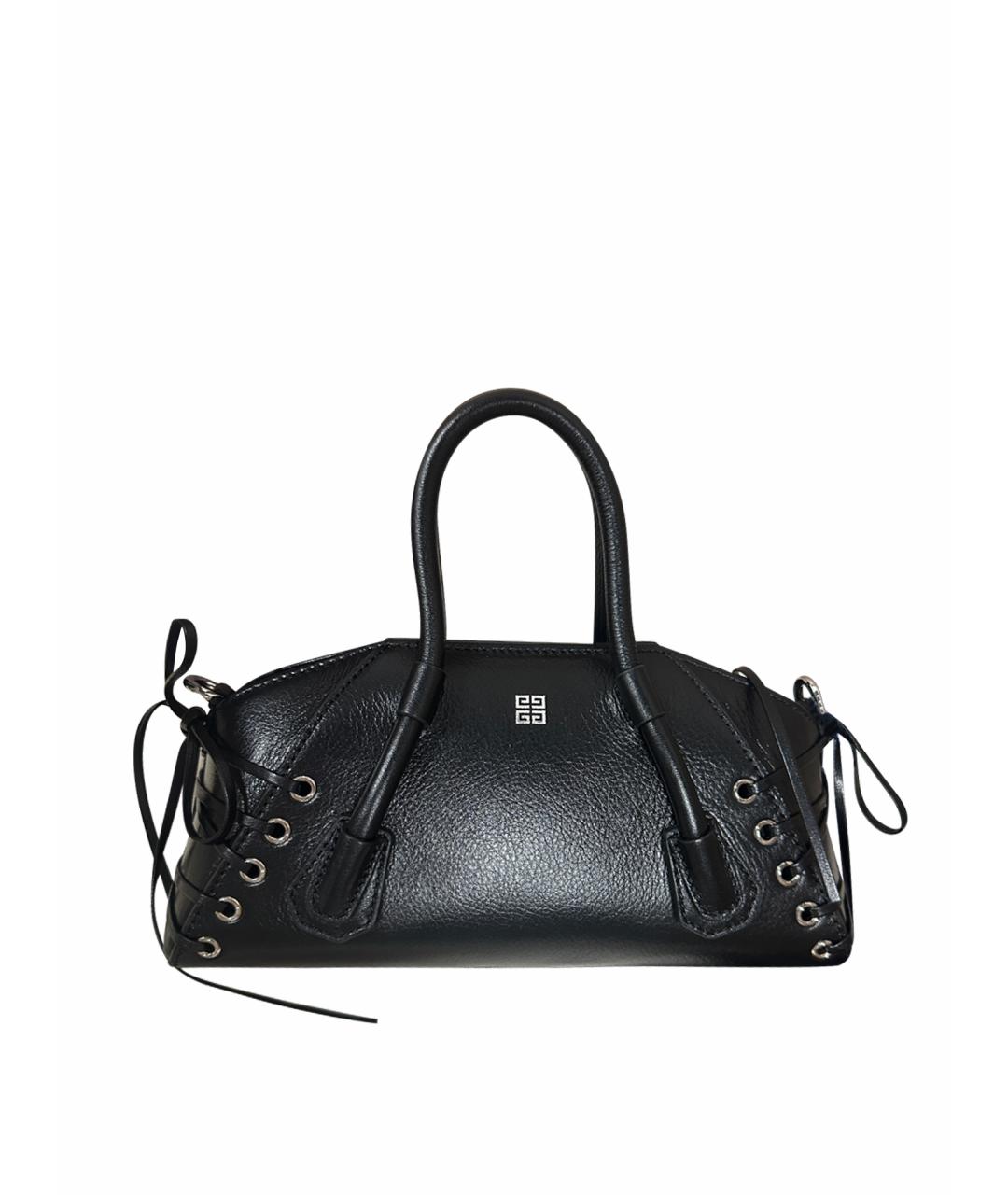 GIVENCHY Черная кожаная сумка через плечо, фото 1